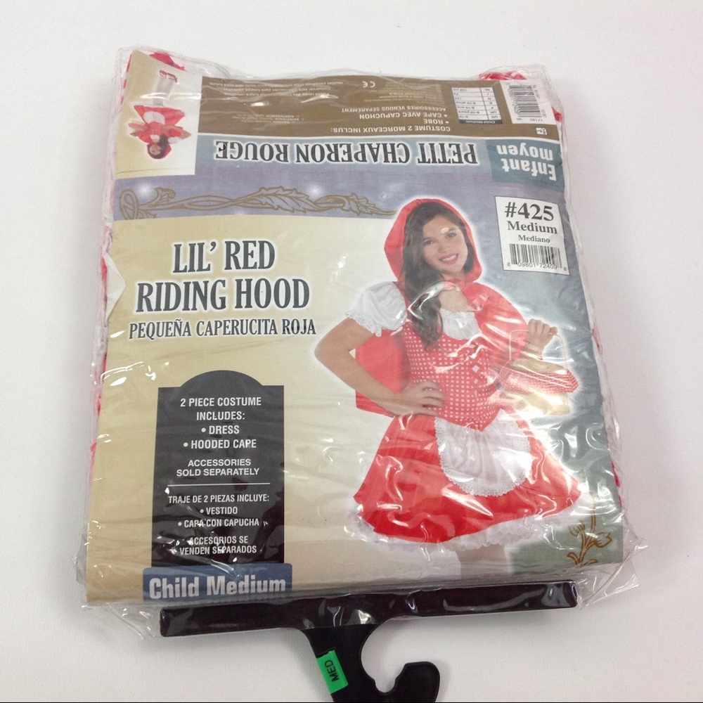 Lil Red Riding Hood 2Pc Costume M